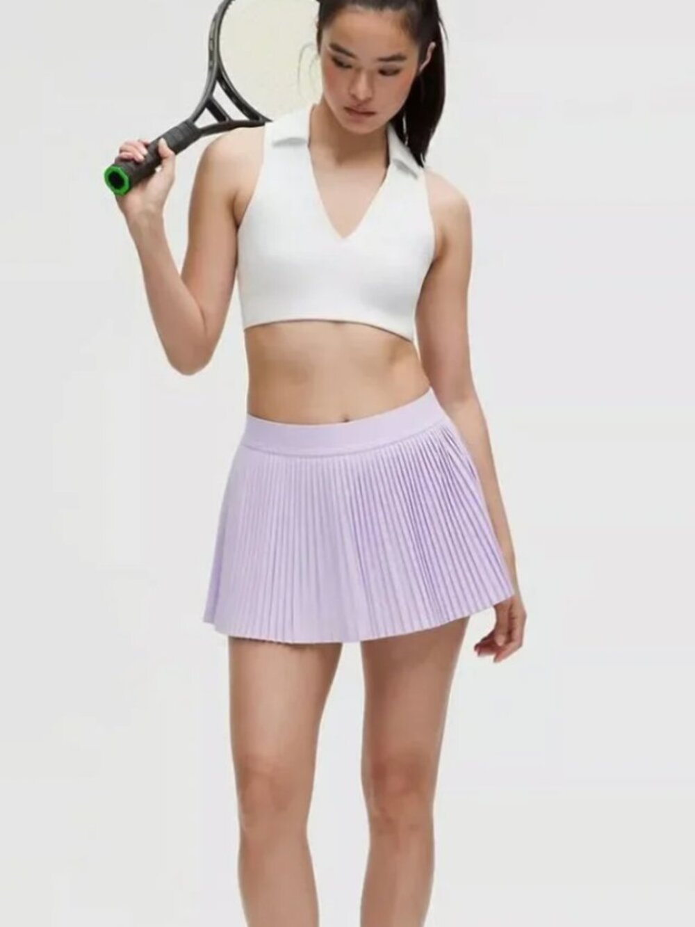 Lululemon Varsity High-Rise Pleated Tennis Skirt Lilac Ether Size 12